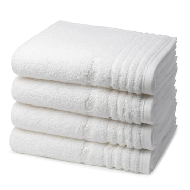 Vossen - Vienna Style Supersoft - 4 X Handtuch - Im Set - Baumwolle - extrem flauschig (50 X 100cm Weiß) im Sale